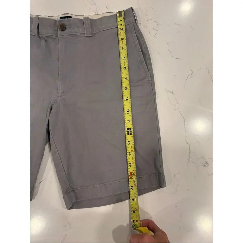 Men's J Crew Classic Gray Chino Shorts- 100% cotton. Size 29